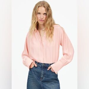 Madewell Poppy Blush Blouse